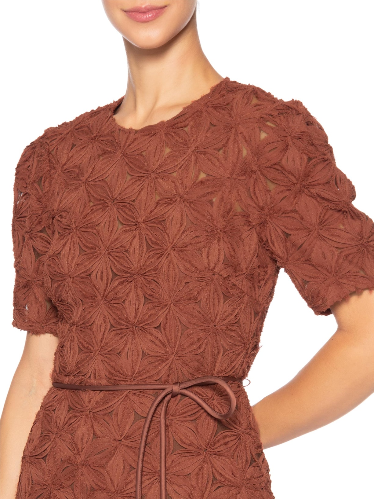 Vestido Curto Raw Cinnamon Laranja Bo.bô