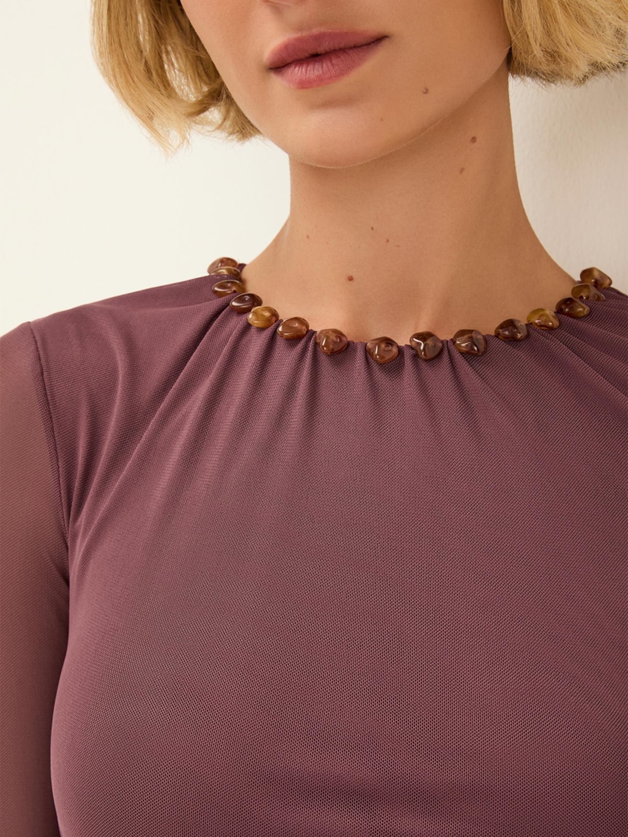 Vestido Curto Ridley Det Roxo Vix