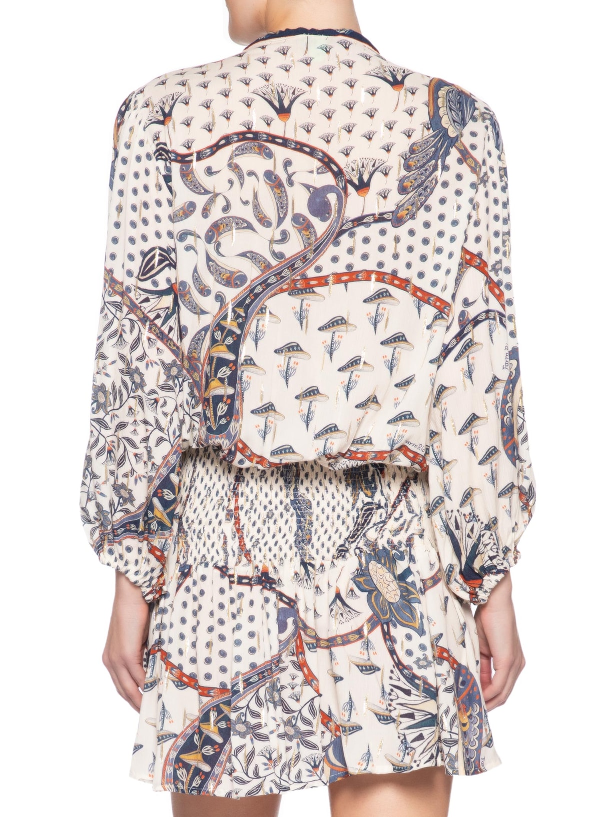 Vestido Curto Riviera – Cinza Farm