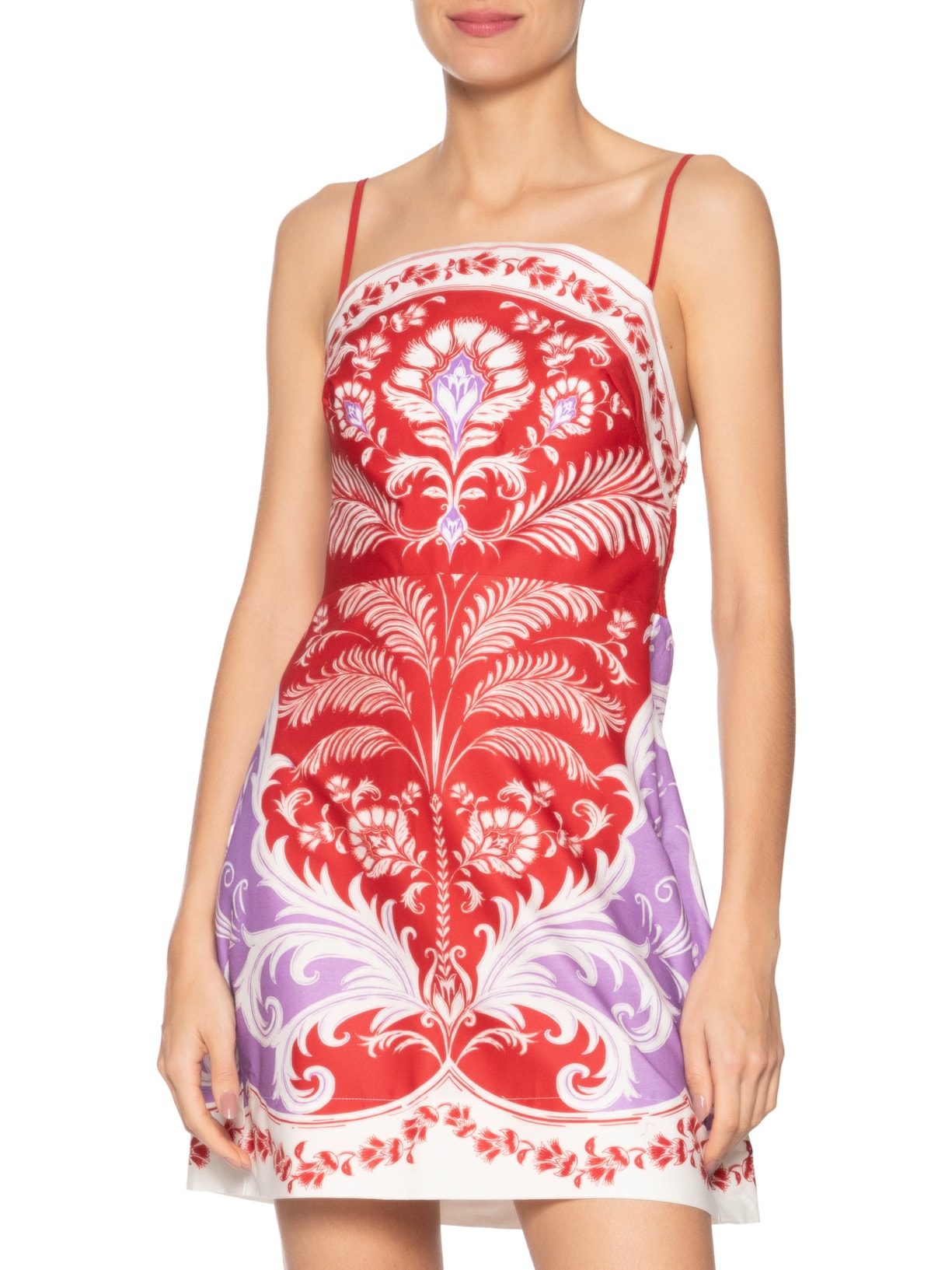 Vestido Curto Santorini Vermelho Farm