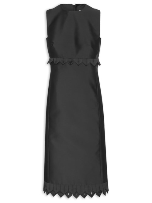 Vestido Curto Sem Mangas - Preto