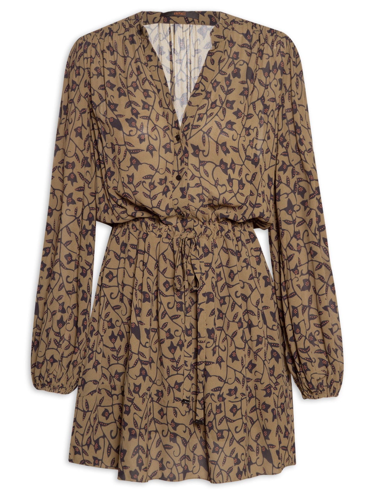 Vestido Curto Siena Liberty - Verde