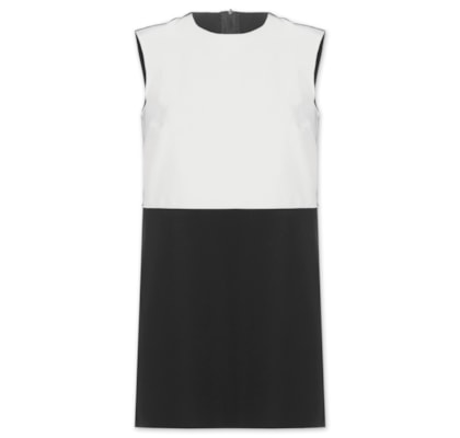 Vestido Curto Superlight Double Color - Preto