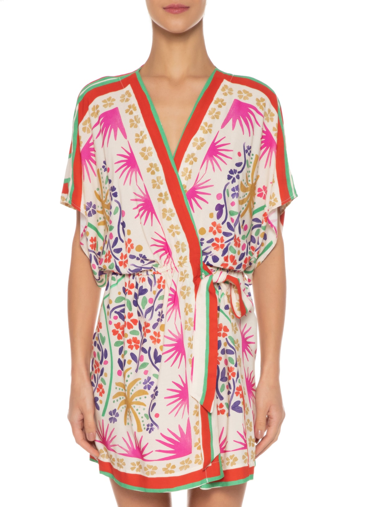 Vestido Curto Tarde De Verão Off White Farm