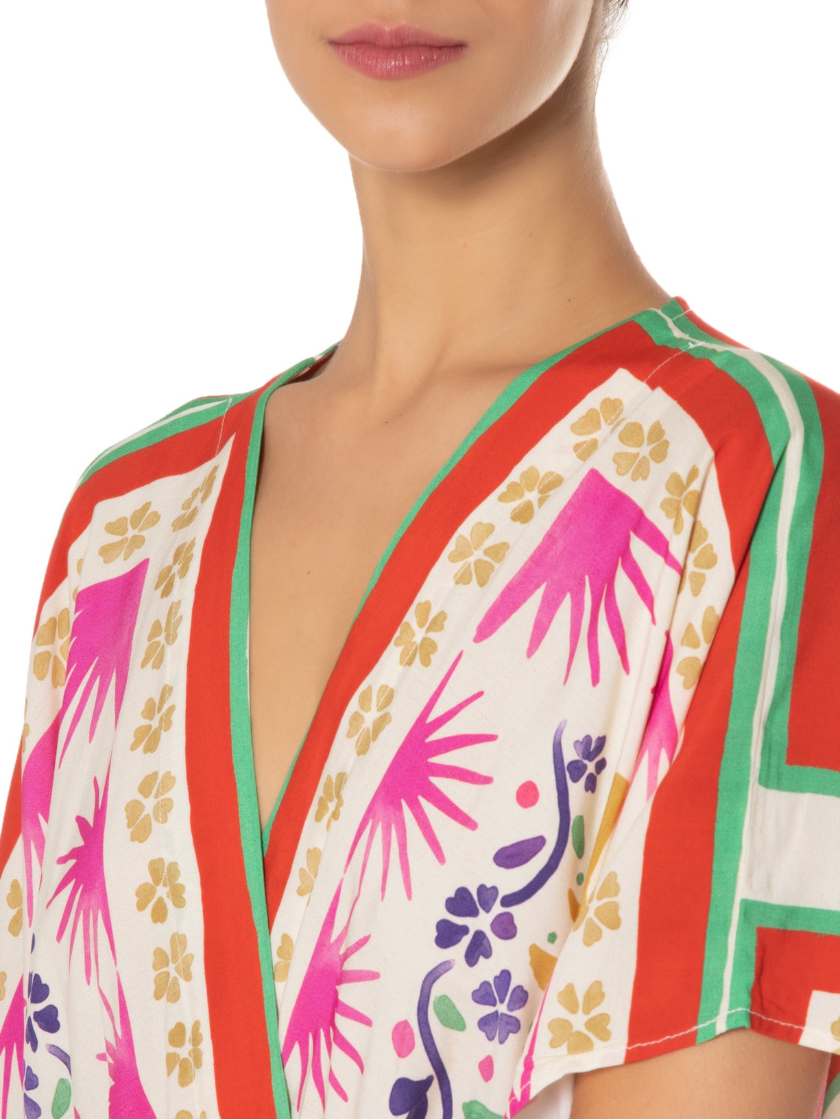 Vestido Curto Tarde De Verão Off White Farm