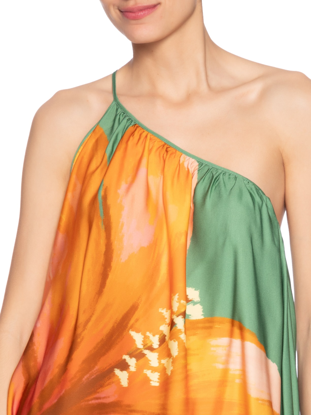 Vestido Curto Thalia Verde Farm