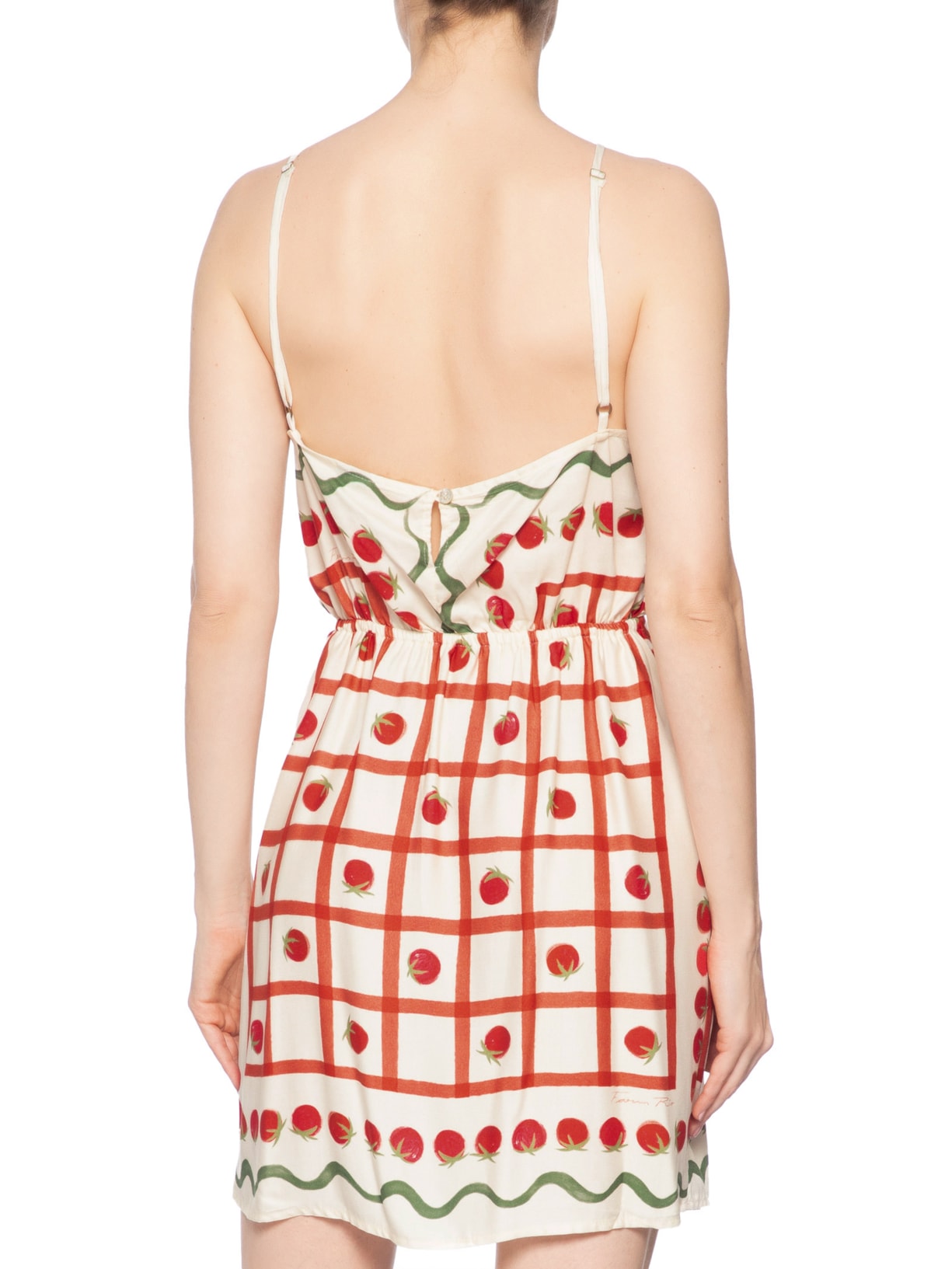Vestido Curto Transpasse Lenço Tomatinho – Vermelho Farm