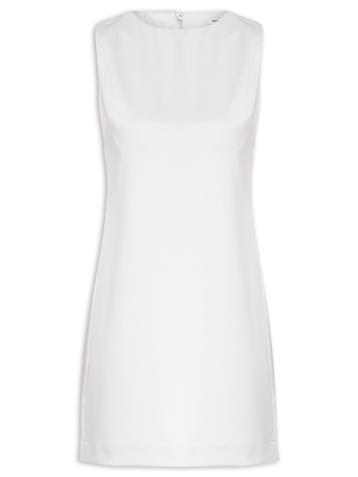 Vestido Curto Trapézio Cinza Basiq