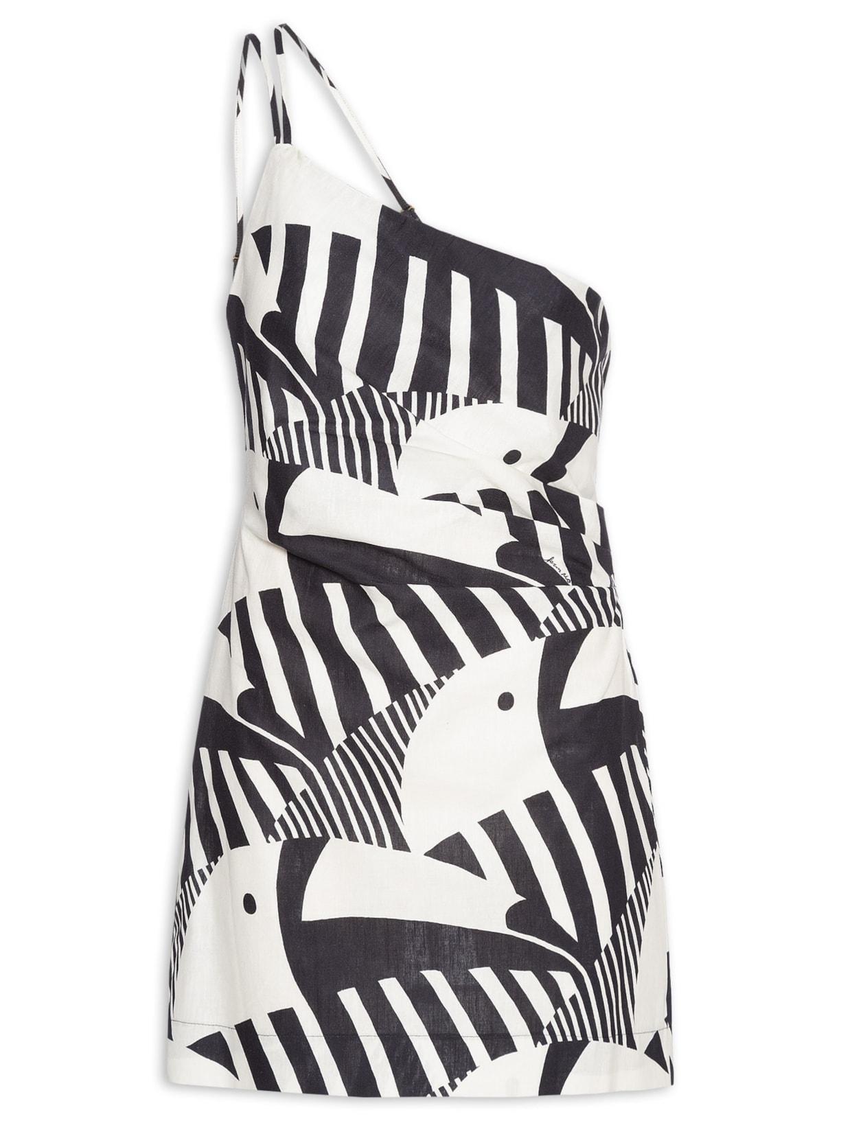 Vestido Curto Tuca Legal Preto Farm