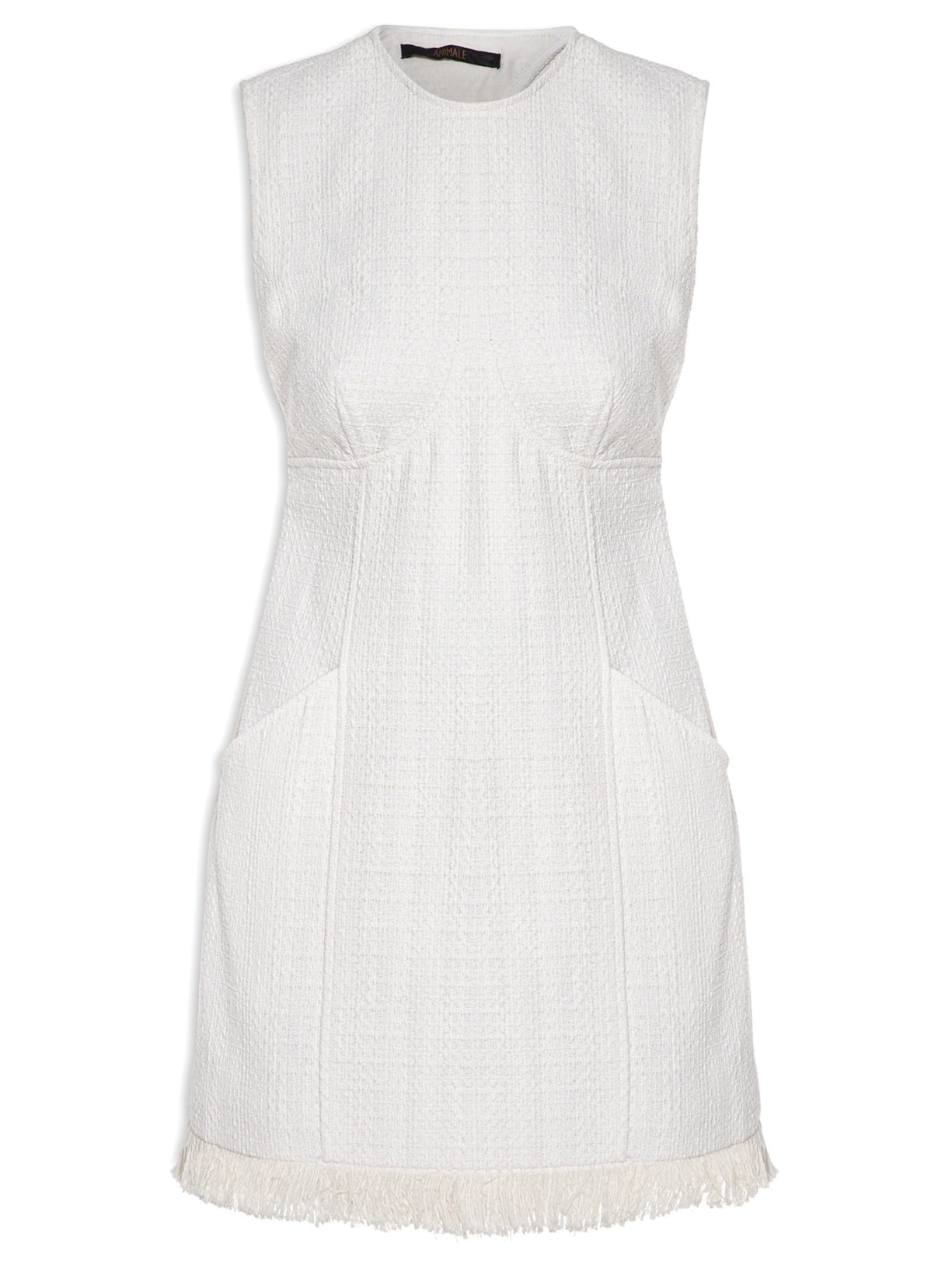 Vestido Curto Tweed - Off White