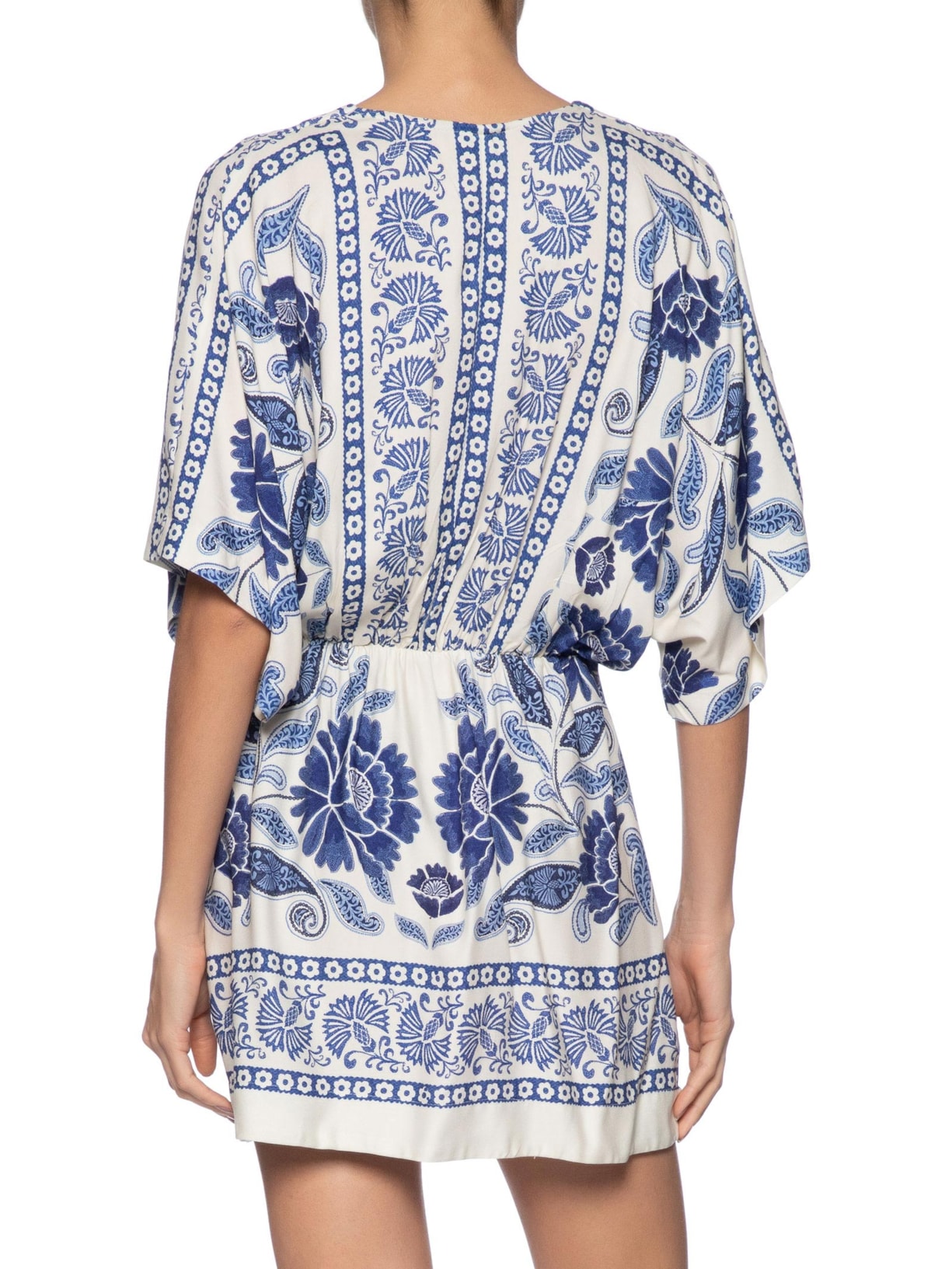 Vestido Curto Valentina Branco Farm