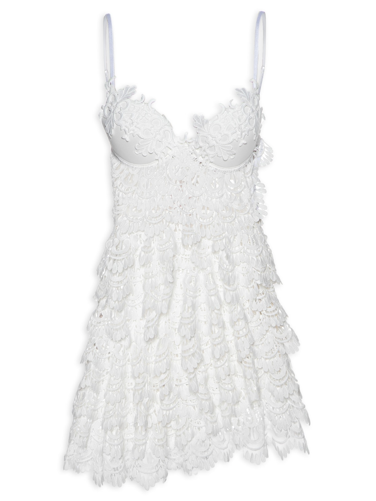 Vestido Curto Ventalho Altea - Branco