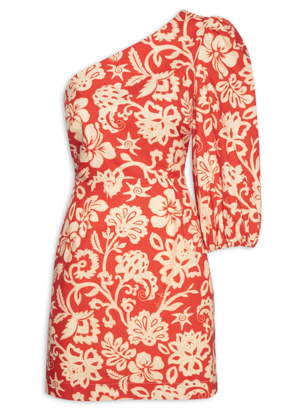 Vestido Curto Veraneio - Vermelho