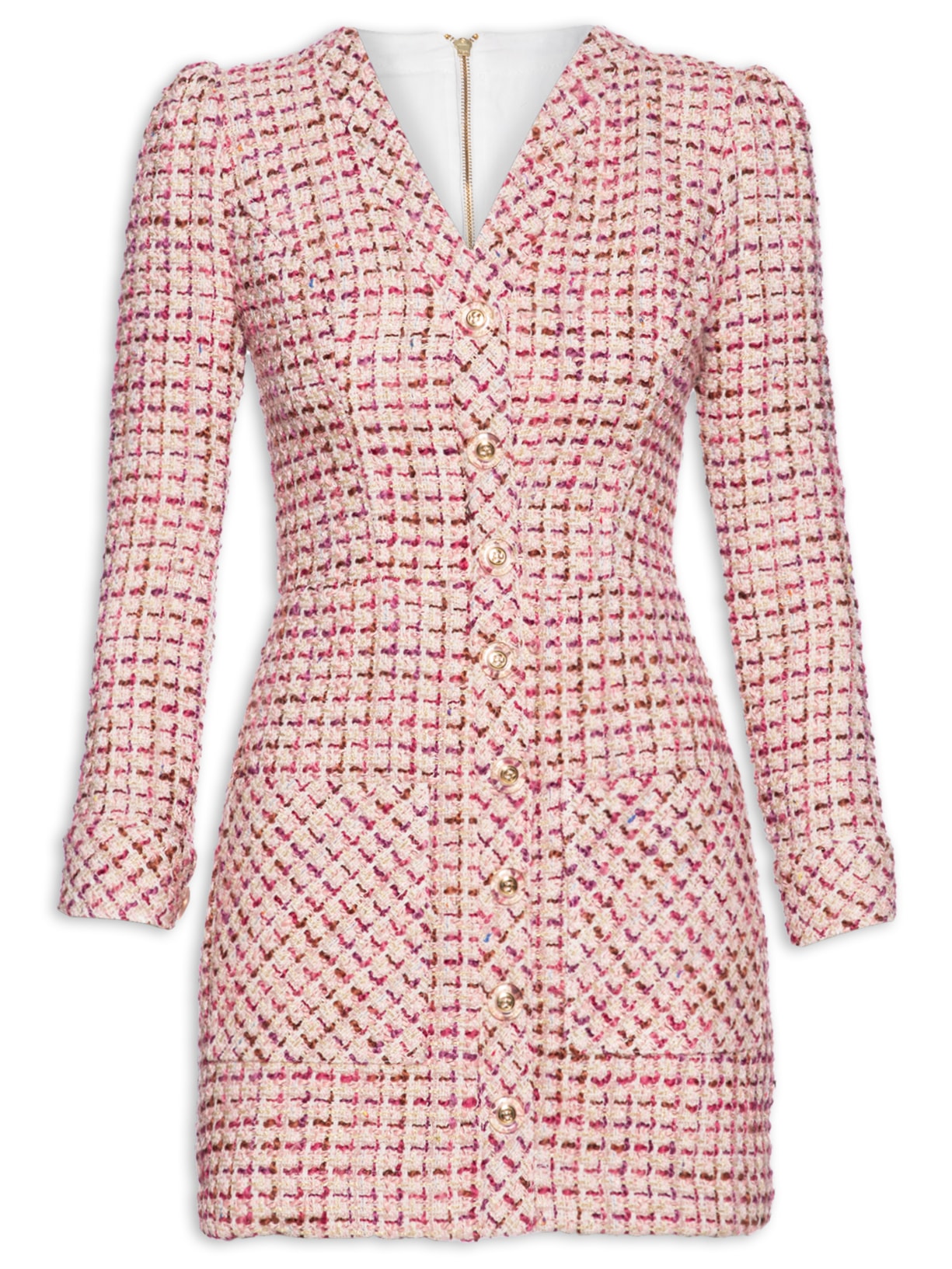 Vestido Curto Yolanda - Rosa