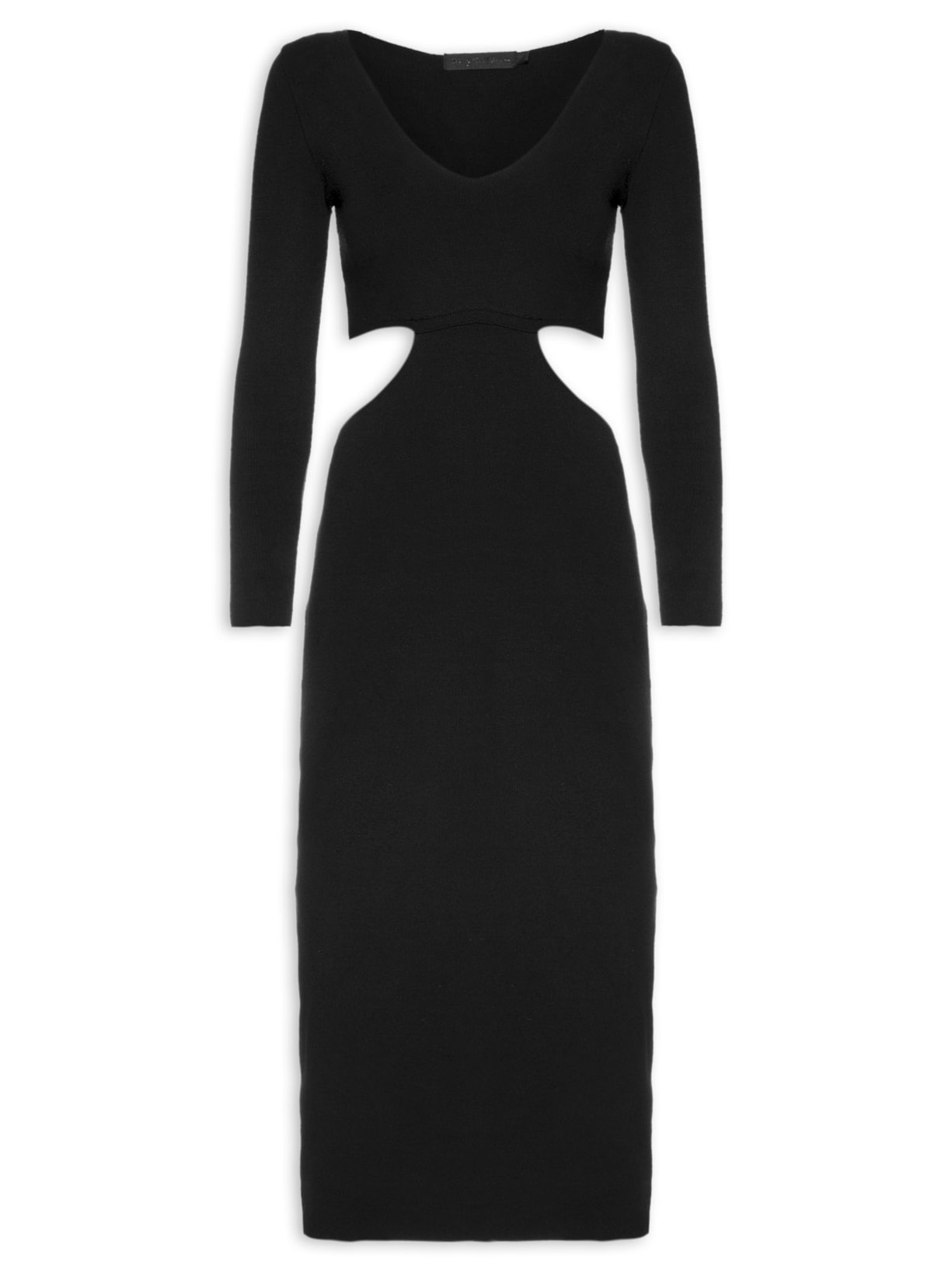 Vestido Cut Out Aline - Preto