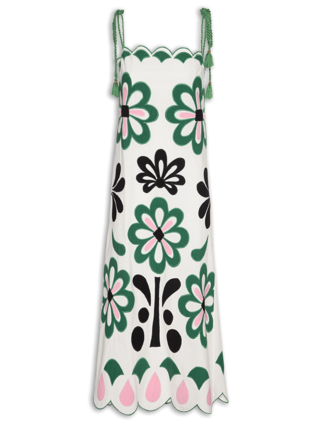 Vestido Cutwork Florara Branco Farm