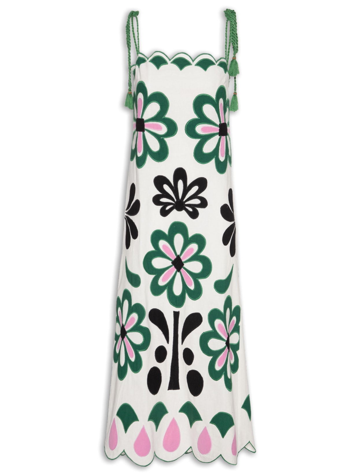 Vestido Cutwork Florara Branco Farm