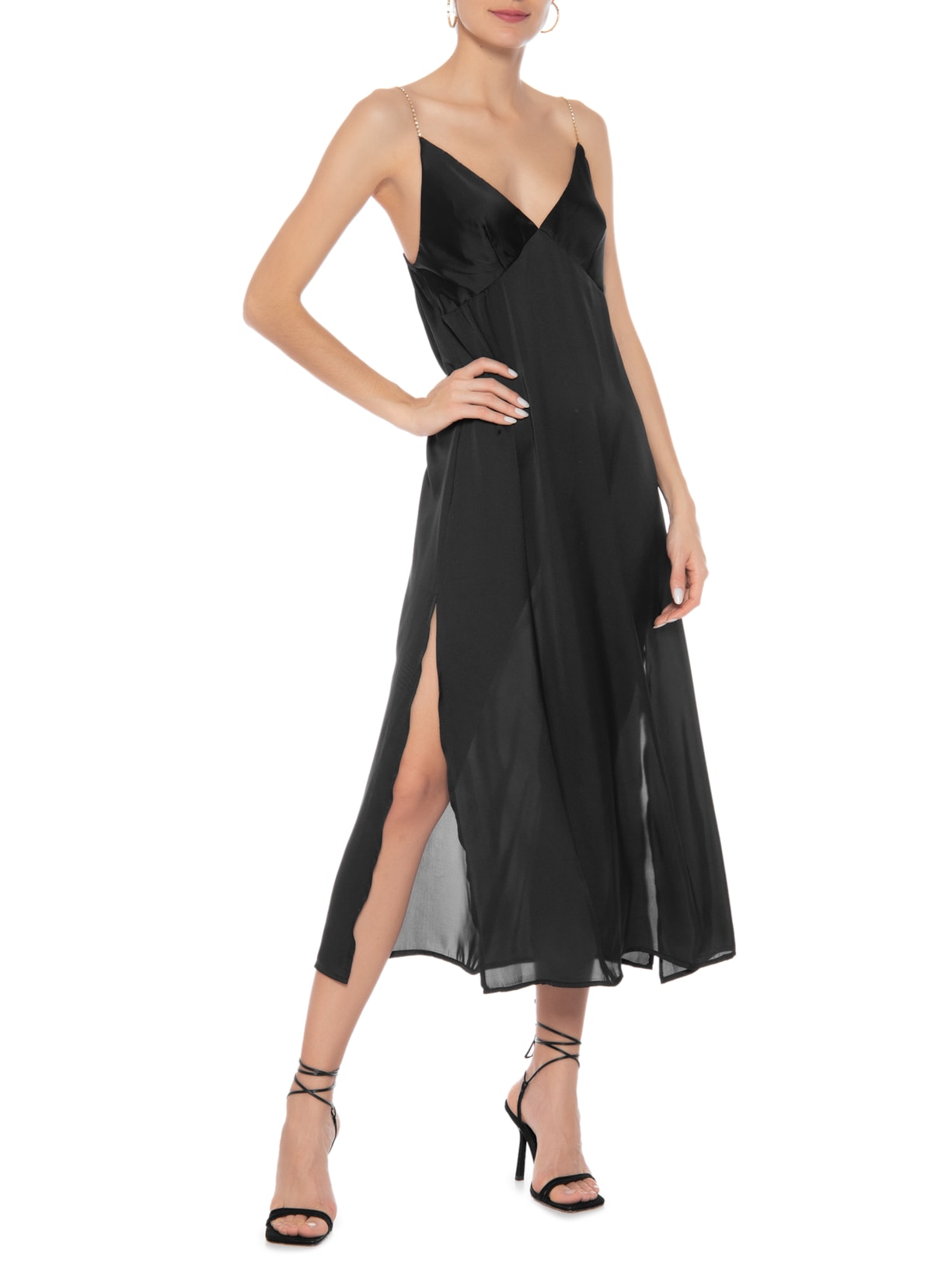 Vestido Danvers Preto Carol Bassi