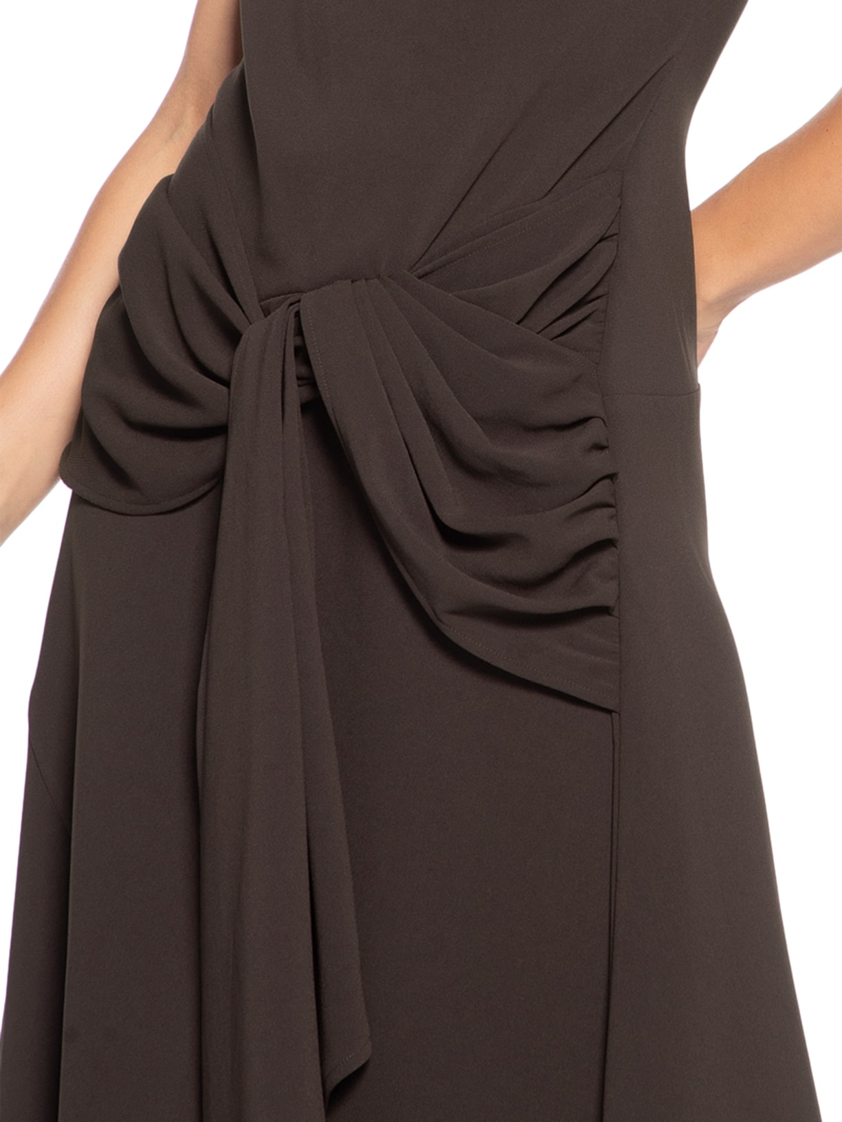 Vestido Davina Marrom Staud