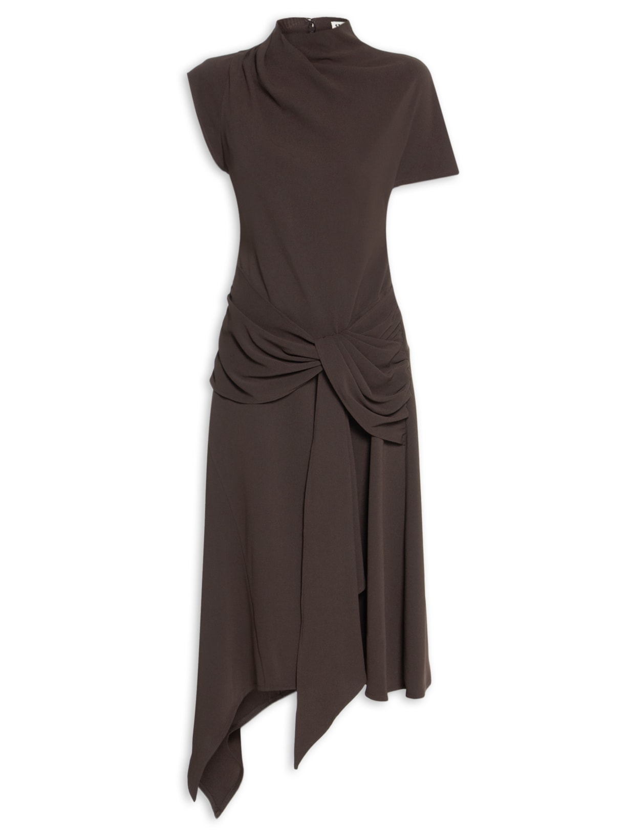 Vestido Davina Marrom Staud