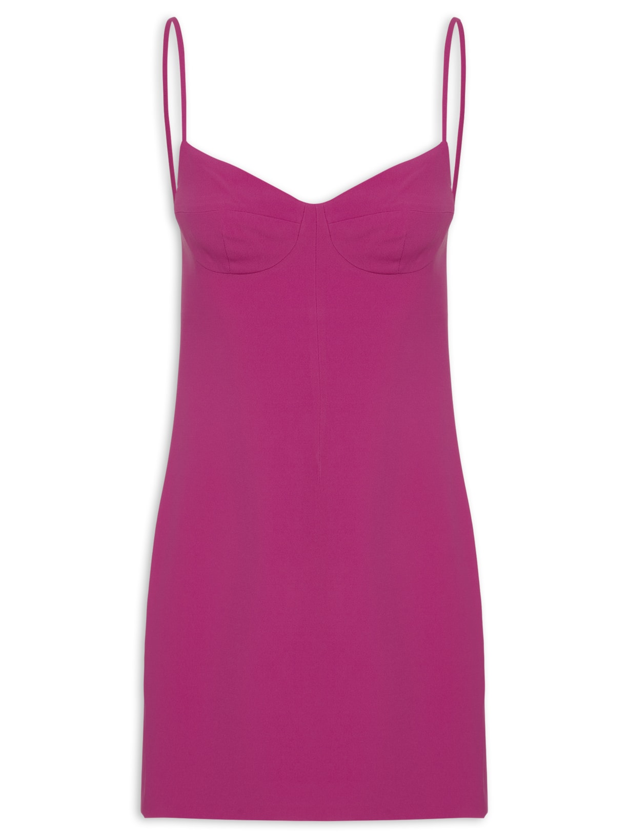 Vestido de Crepe - Rosa