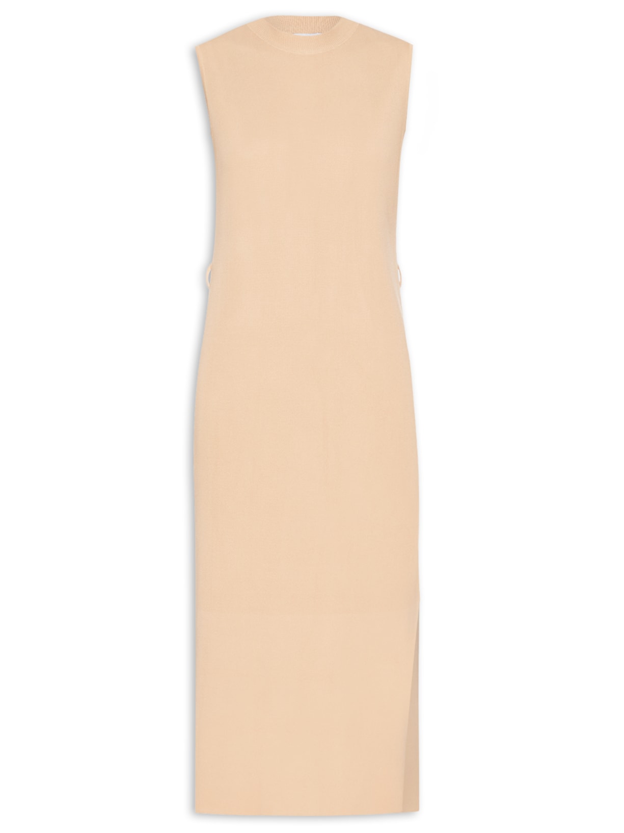 Vestido De Malha - Bege