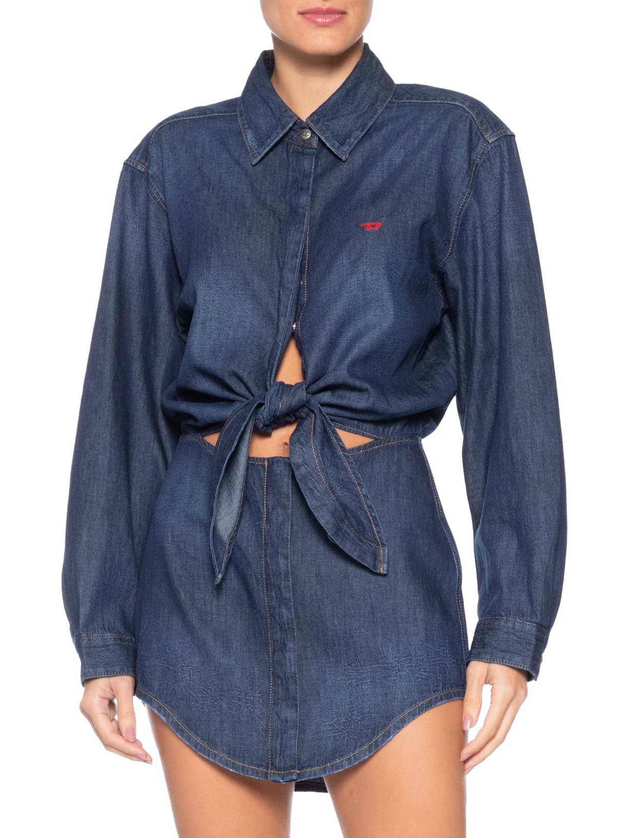 Vestido De-Susan-D Azul Diesel
