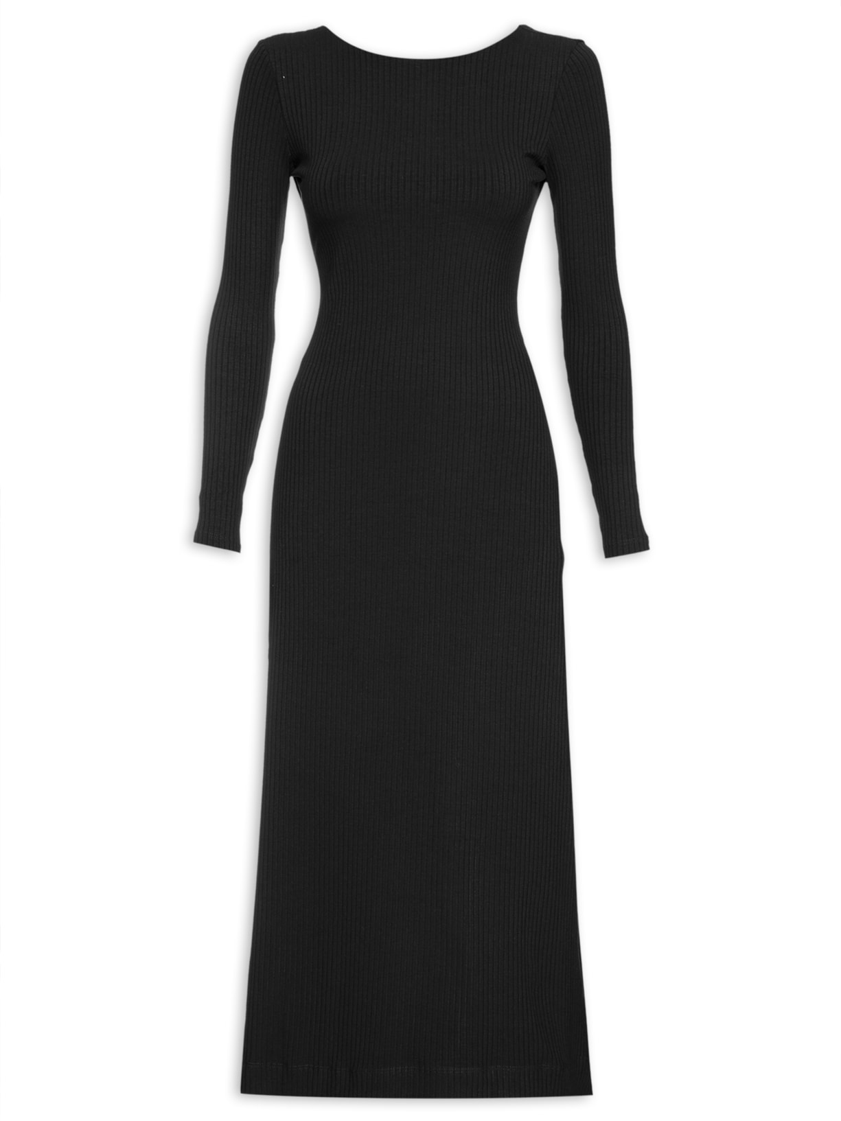 Vestido Decote Costas - Preto