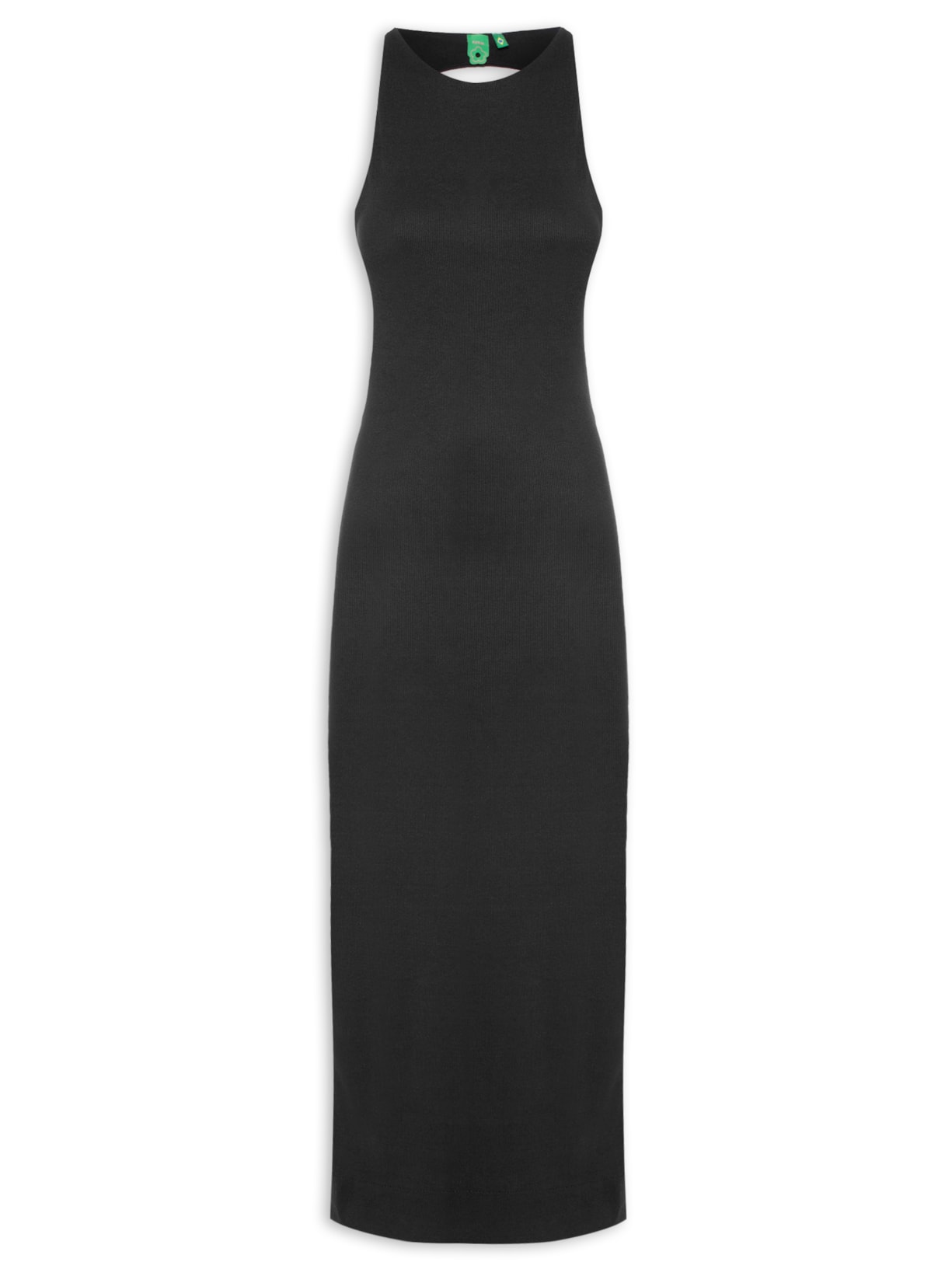 Vestido Decote Costas - Preto