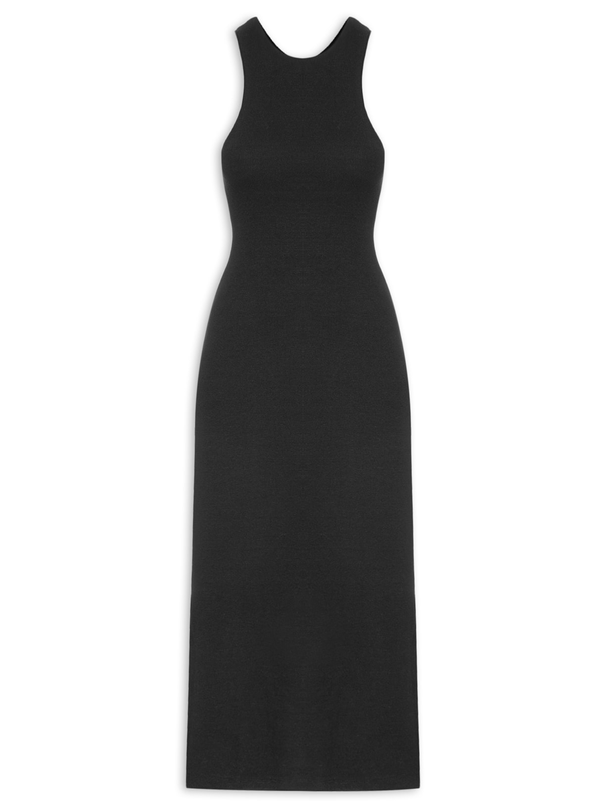 Vestido Decote Costas Preto Farm