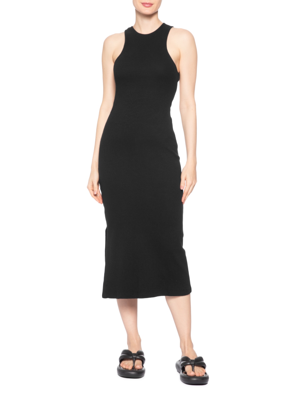 Vestido Decote Costas Preto Farm