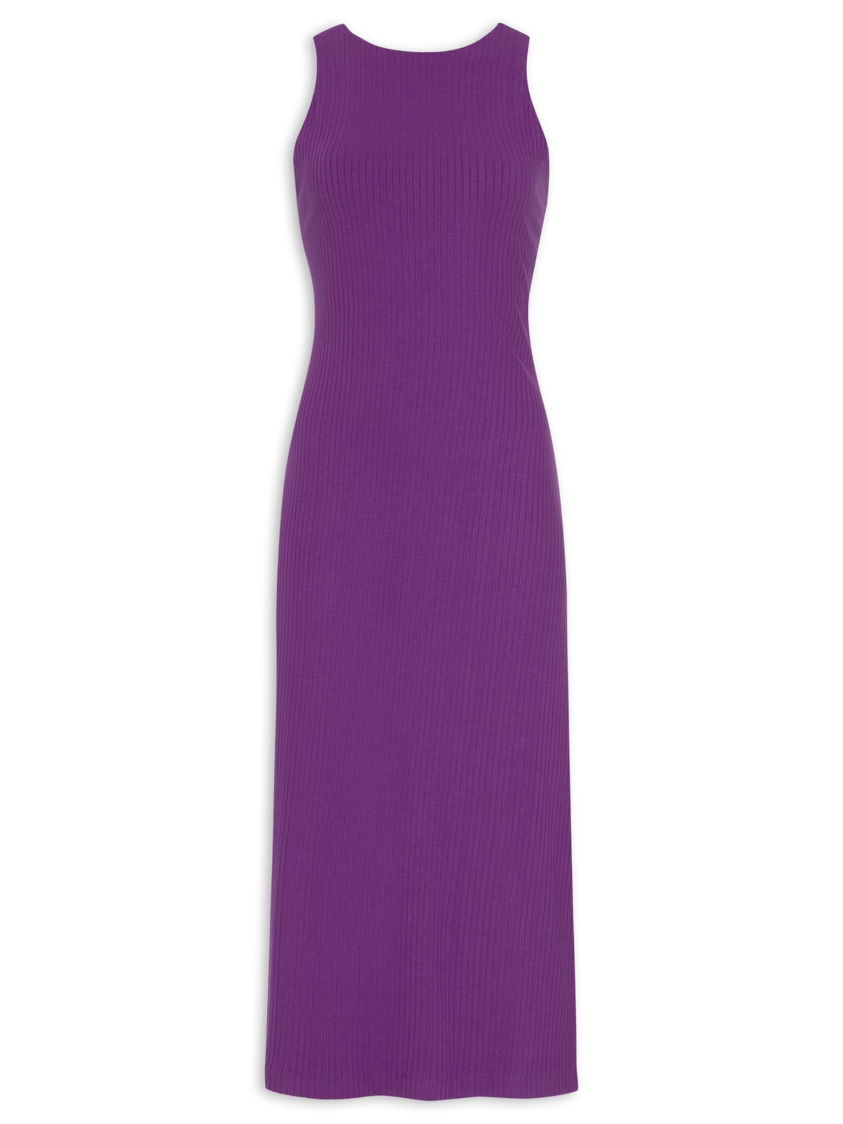 Vestido Decote Costas Ribana - Roxo