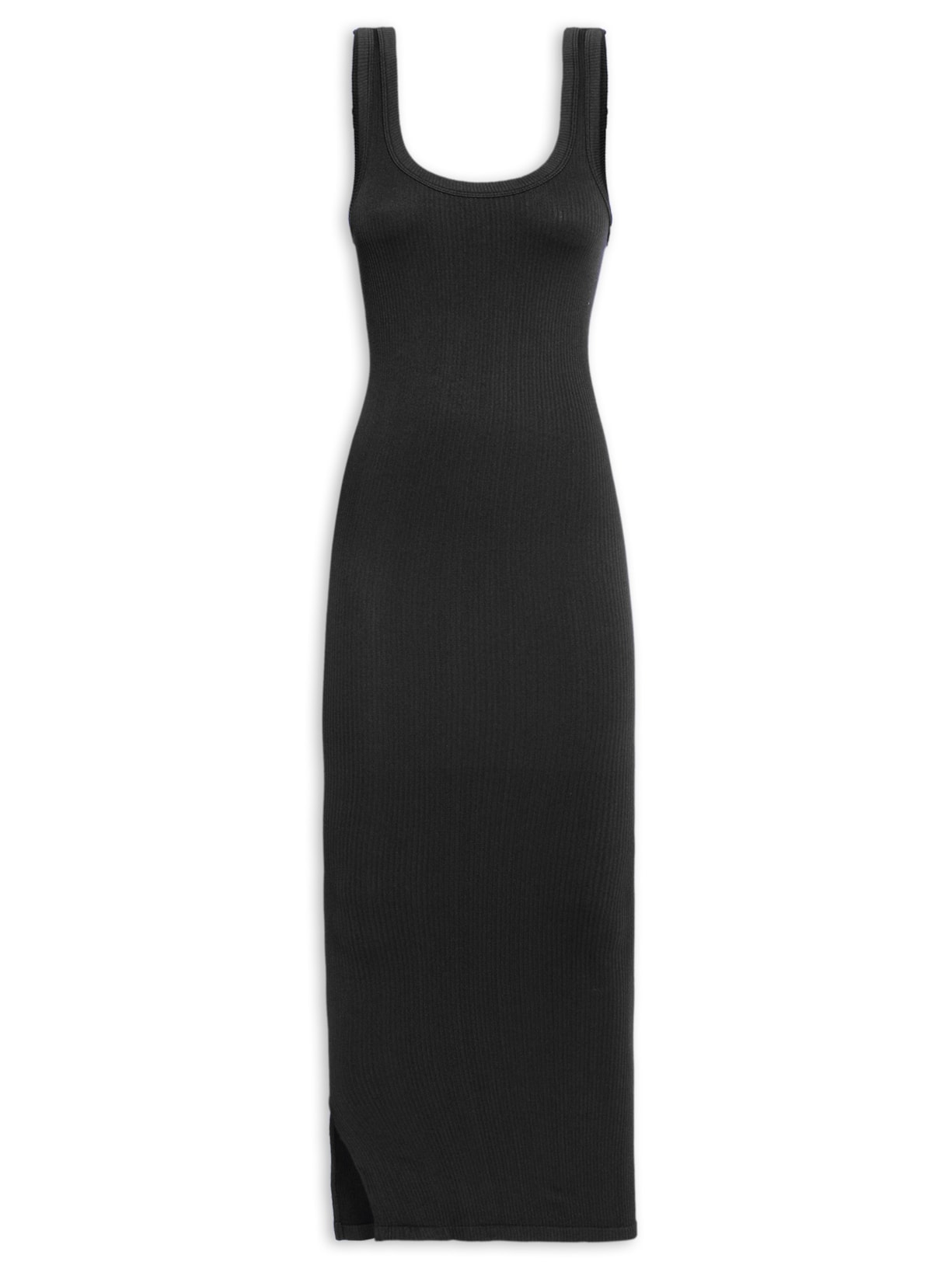 Vestido Decote em U - Preto