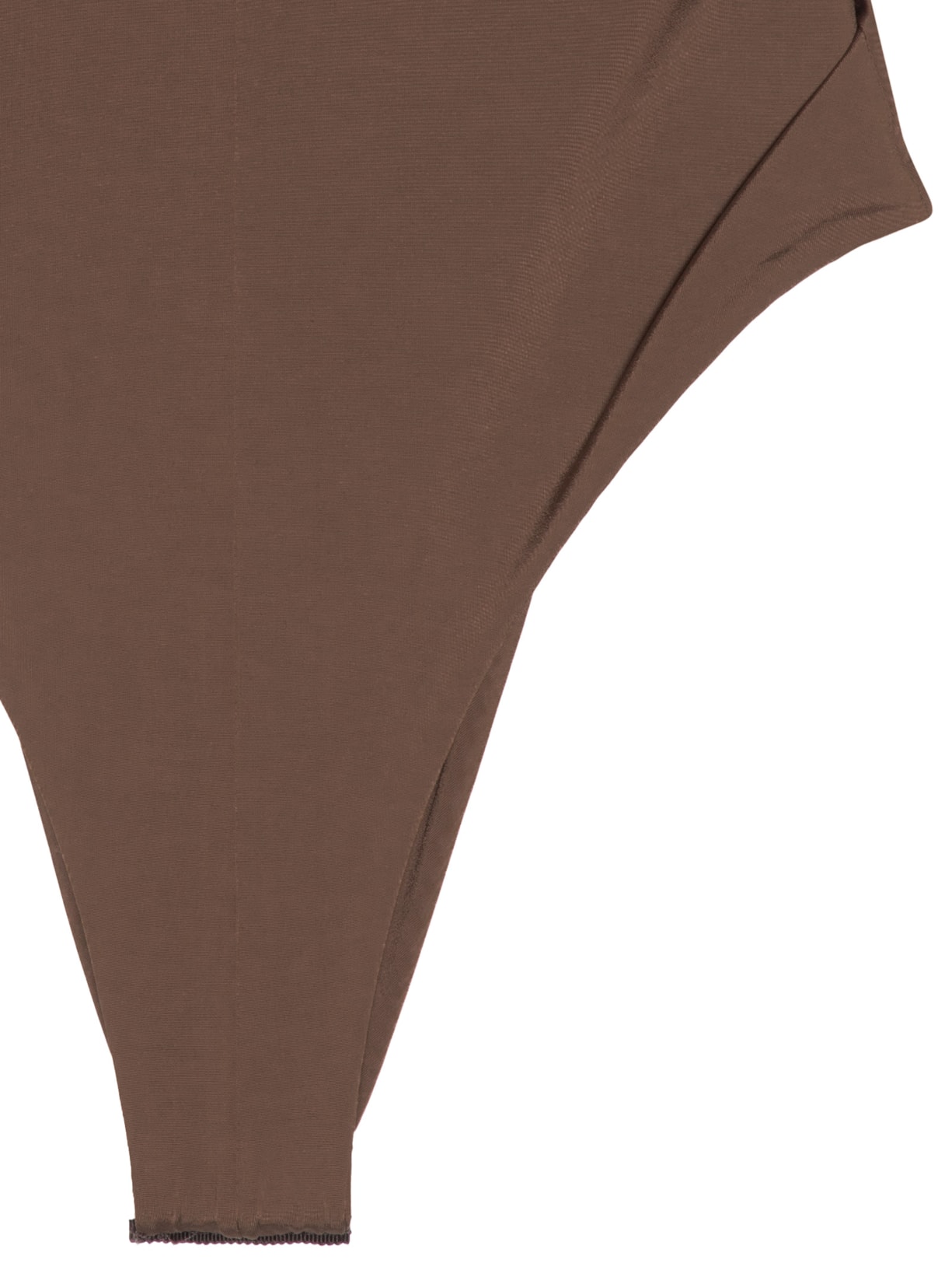 Vestido Decote Franzido Jersey – Marrom Animale