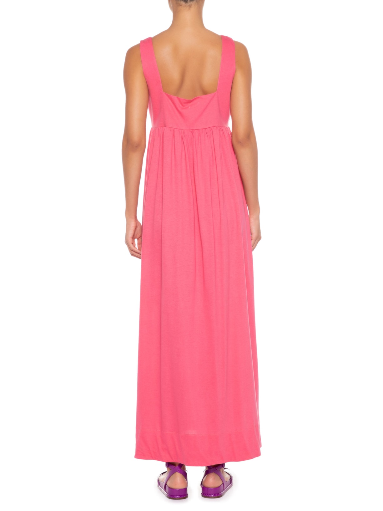 Vestido Decote Quadrado Paper Rosa Animale