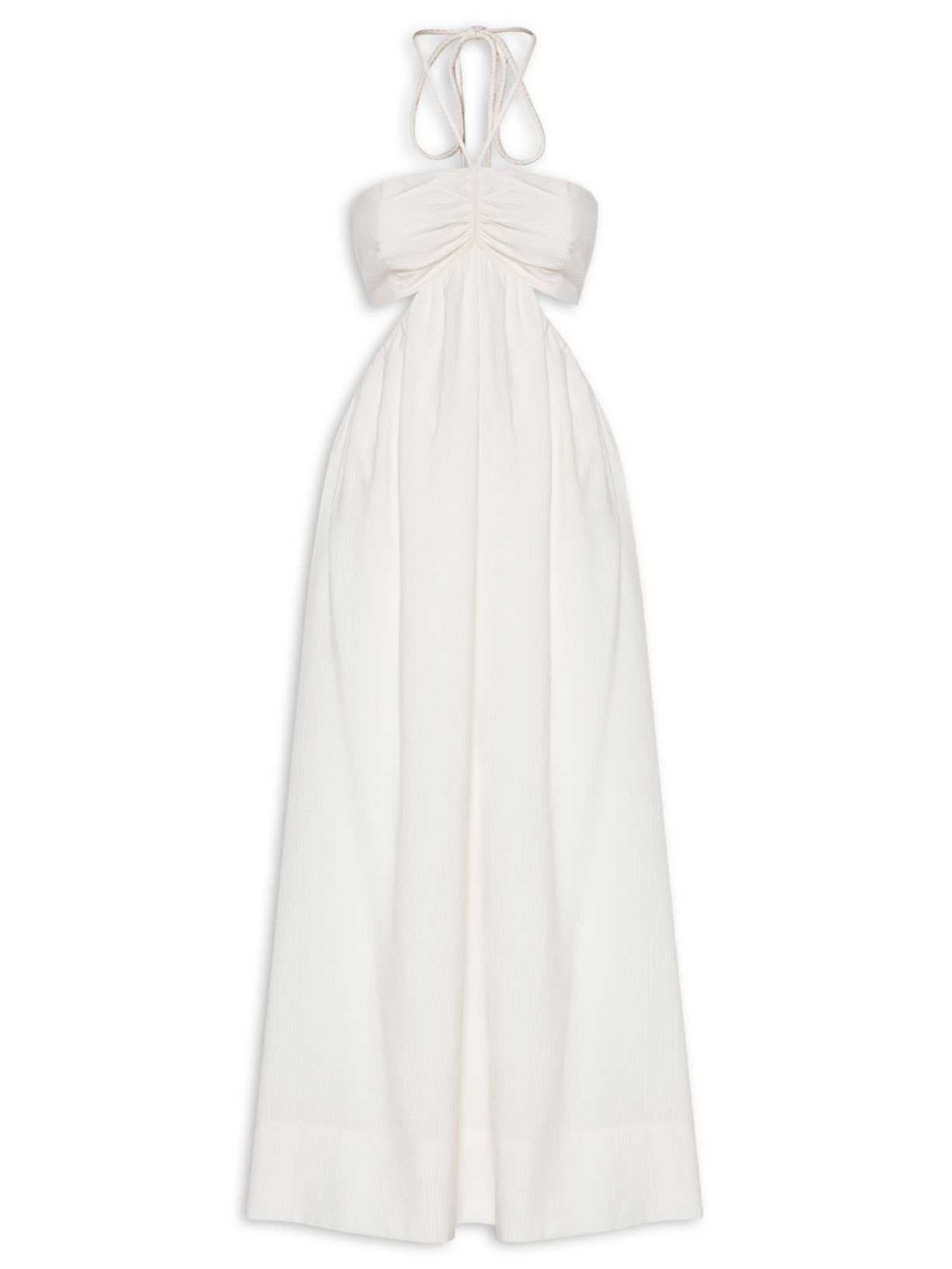 Vestido Decote Vivo - Off White