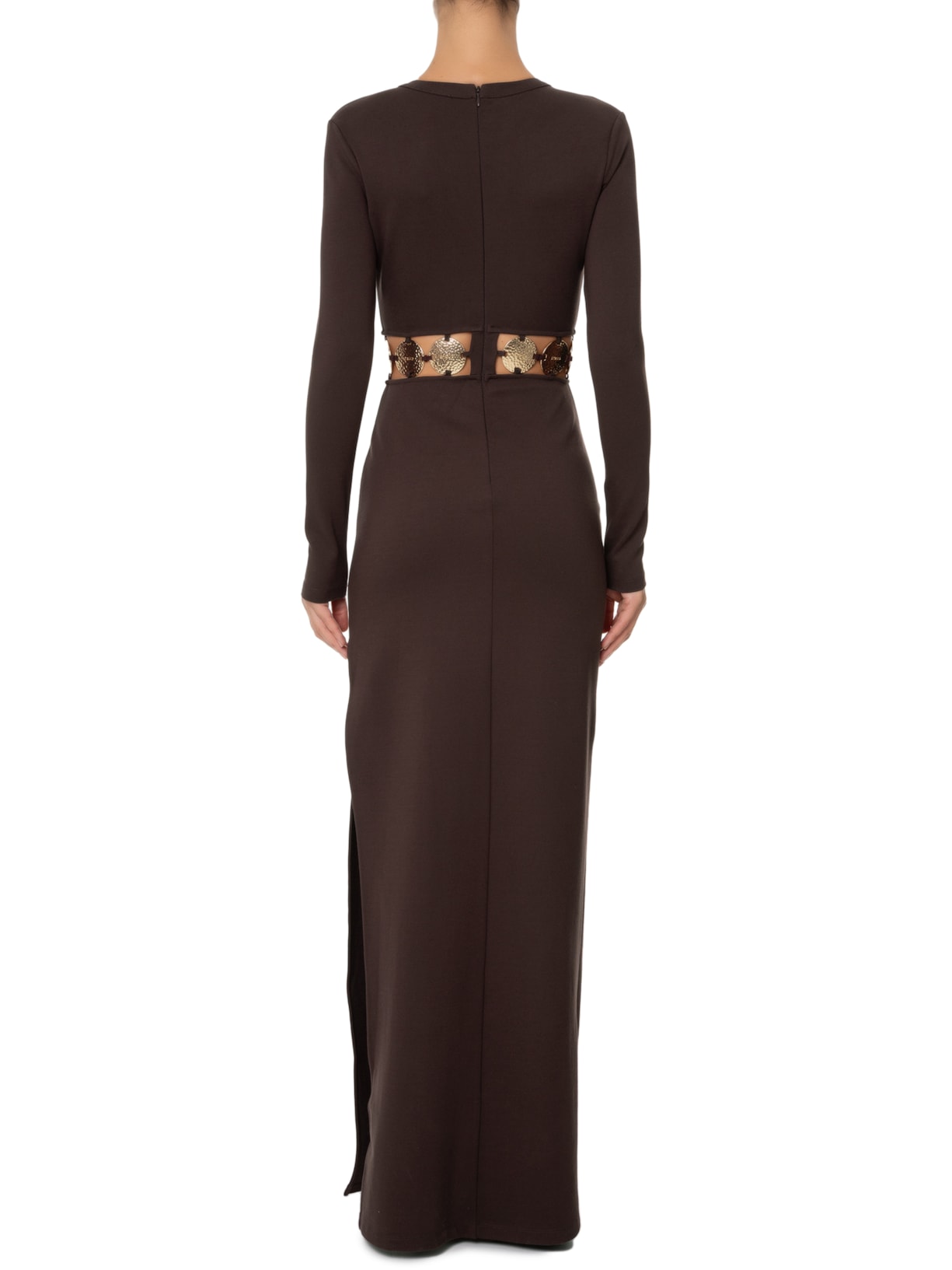 Vestido Delphine Marrom Staud