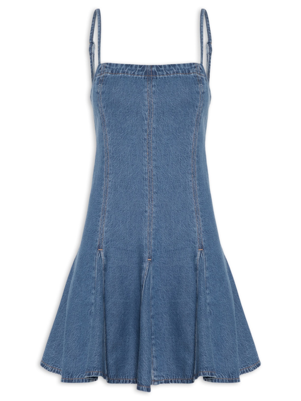 Vestido Denim Godet Azul Levi's