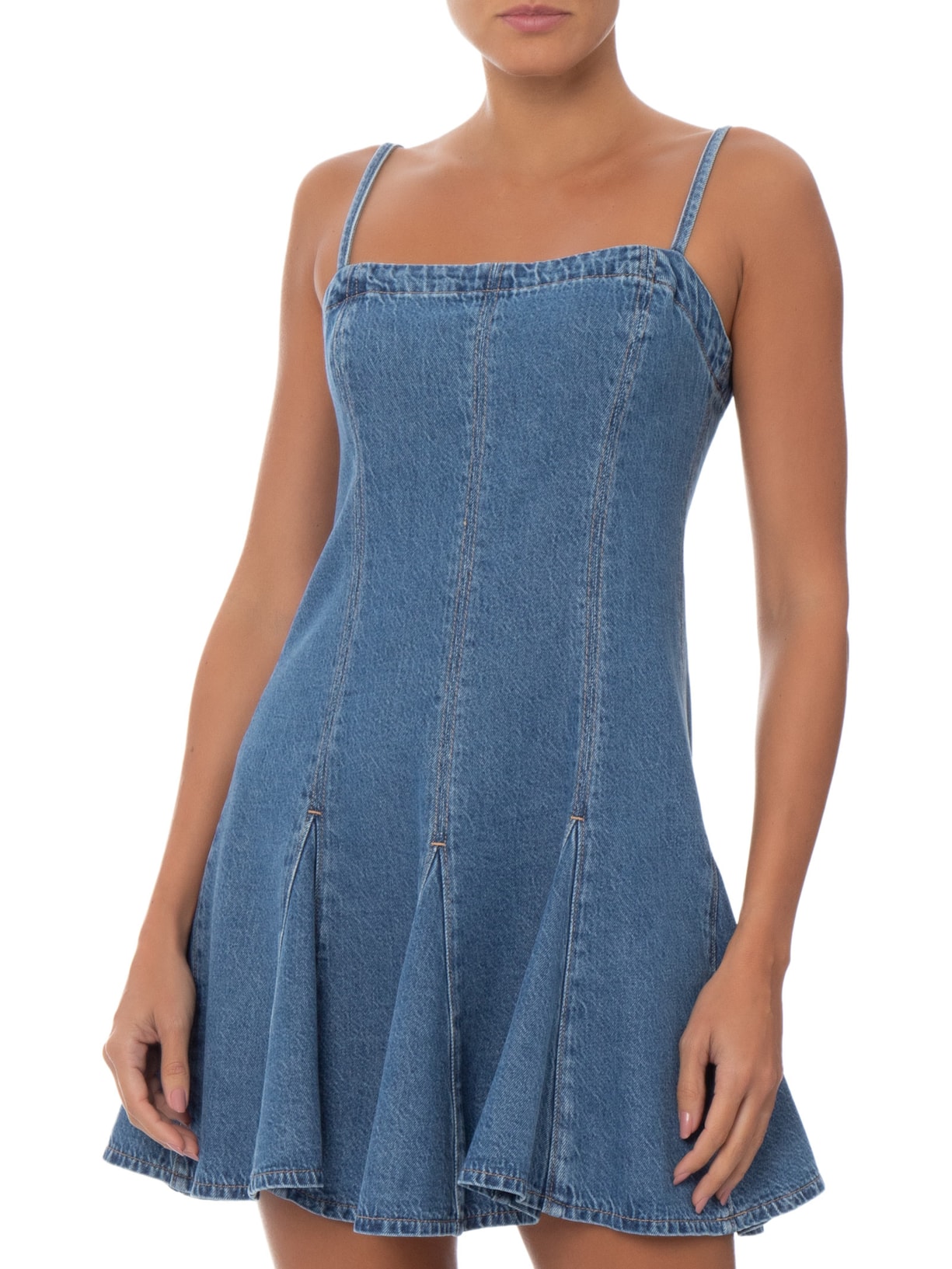 Vestido Denim Godet Azul Levi's
