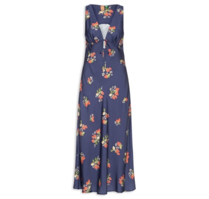 Vestido Doce Morango - Azul