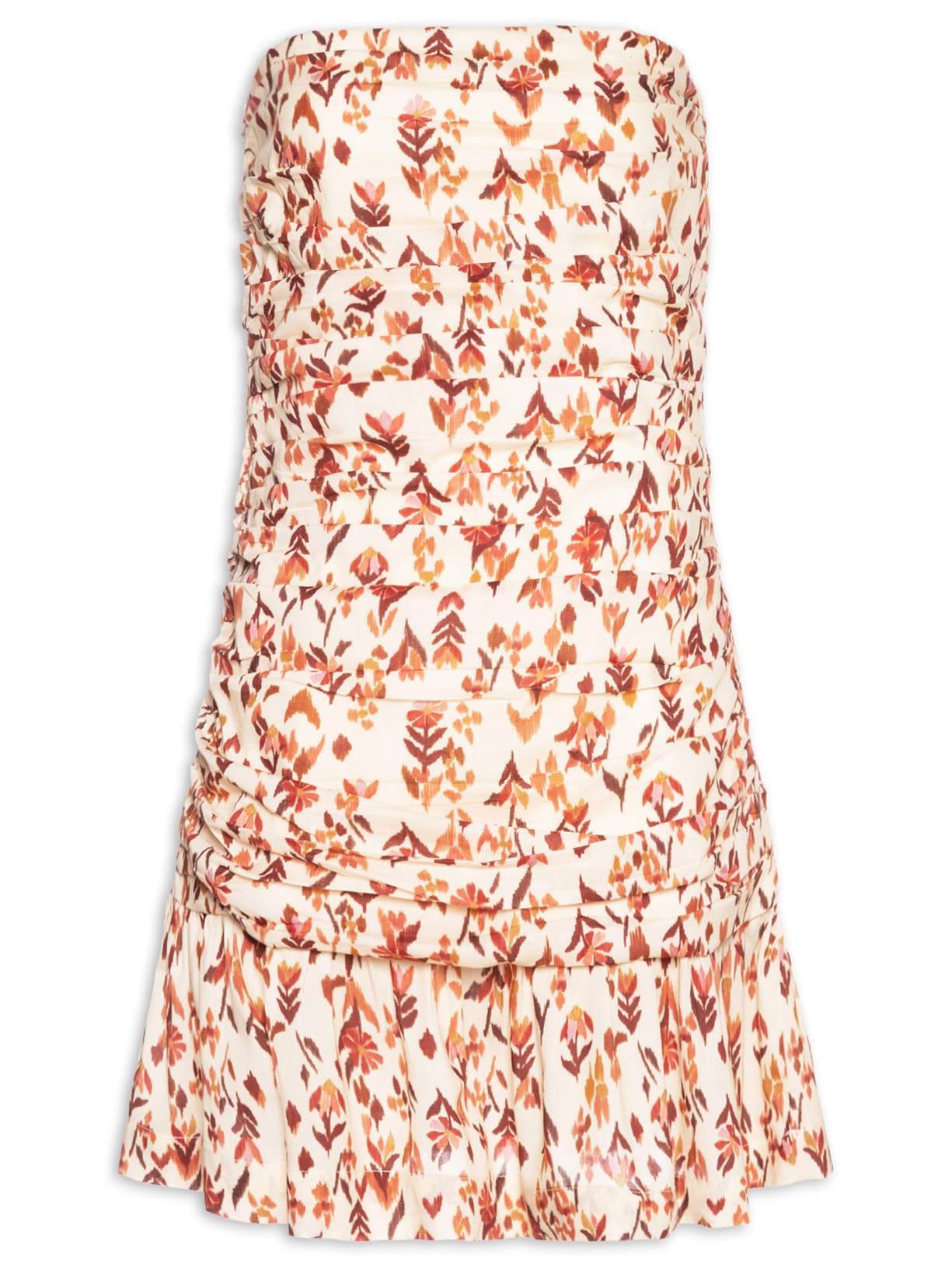 Vestido Drapeado Jardim Ikat Amarelo Dress To