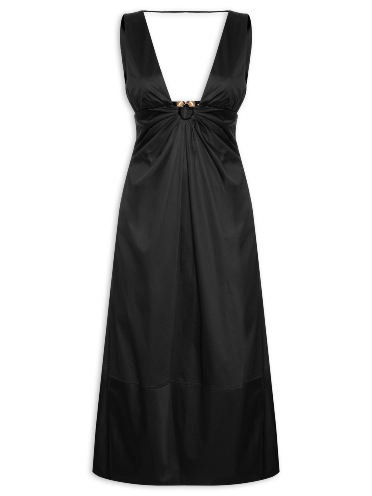 Vestido Ebisu Preto Cult Gaia