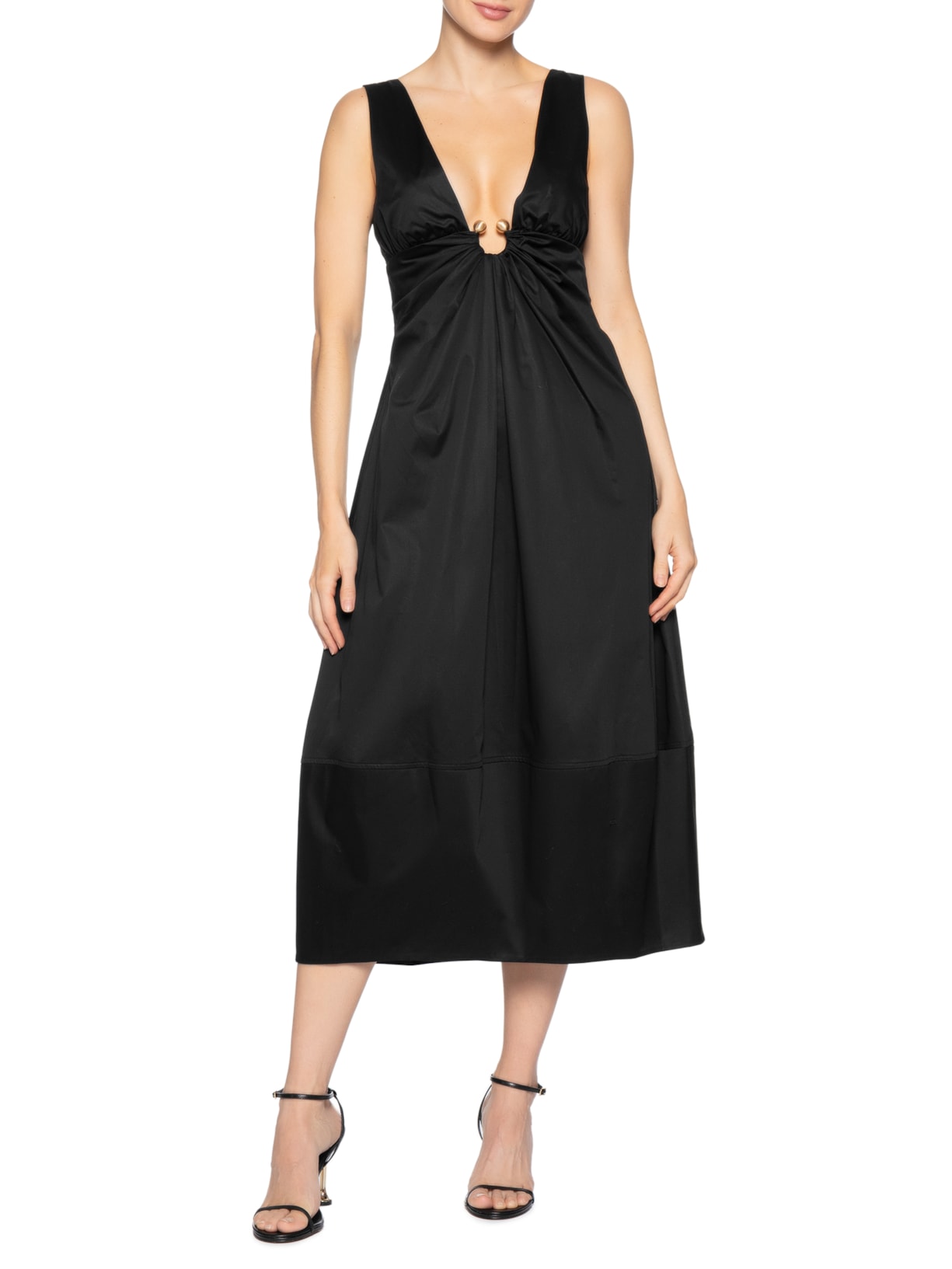 Vestido Ebisu Preto Cult Gaia