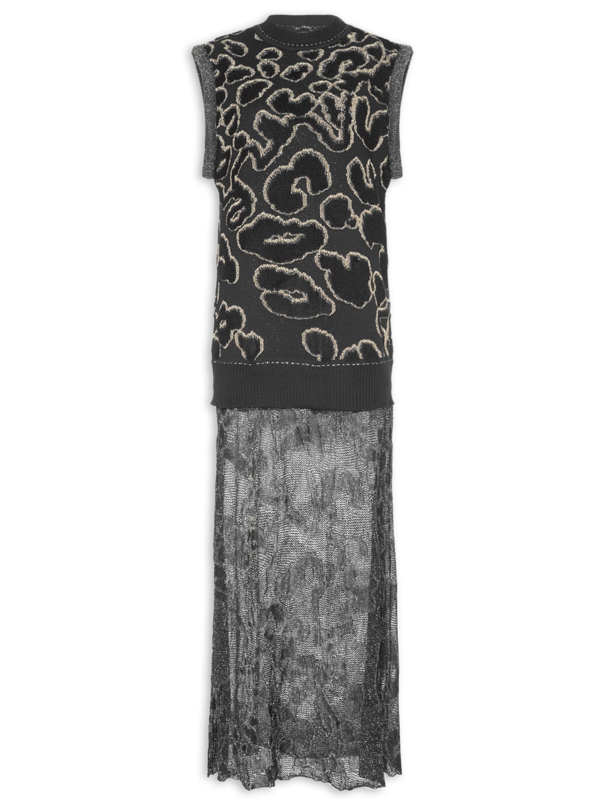 Vestido Eduarda Sem Manga - Preto