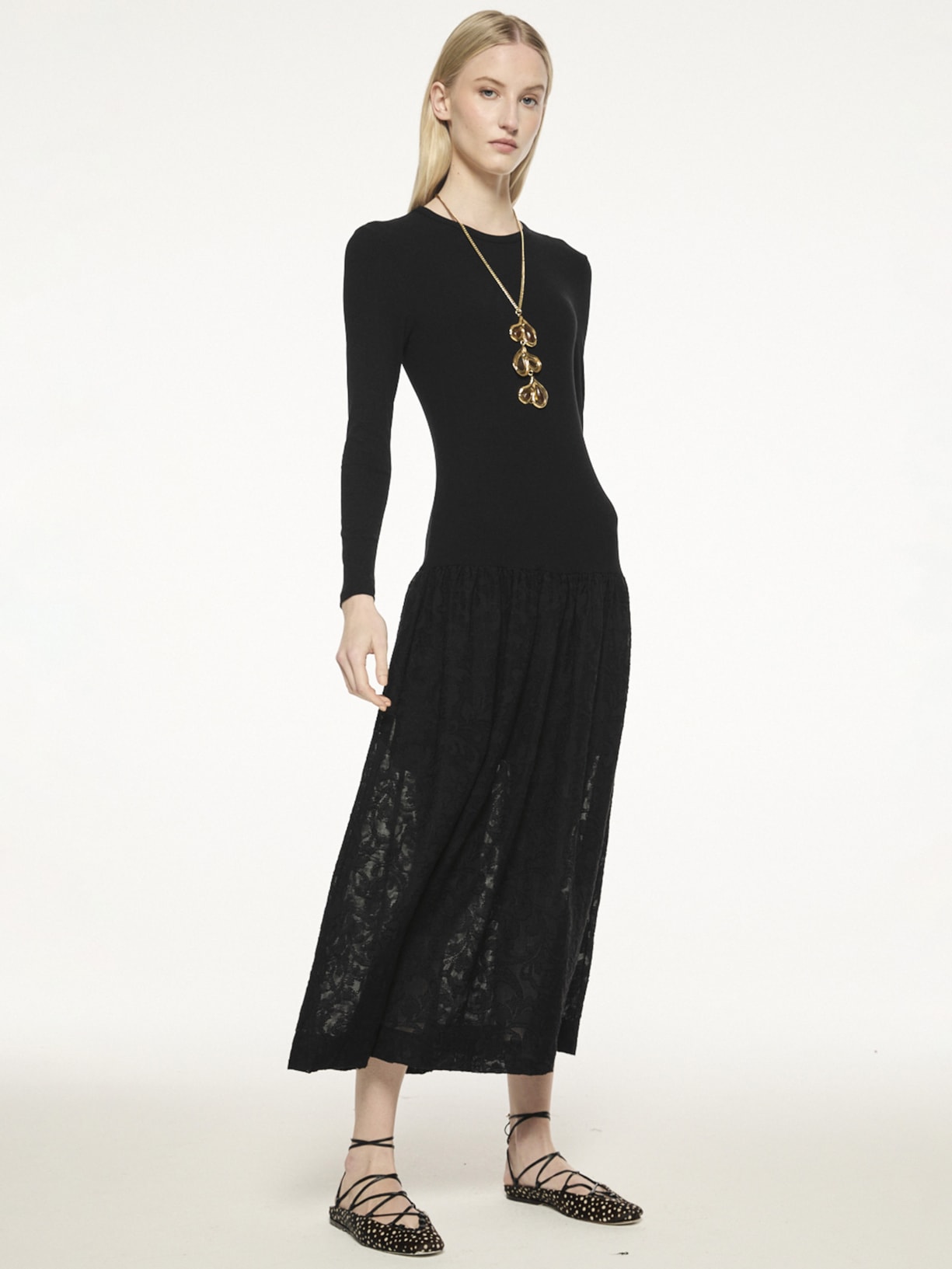 Vestido Elis V27 Preto Mixed