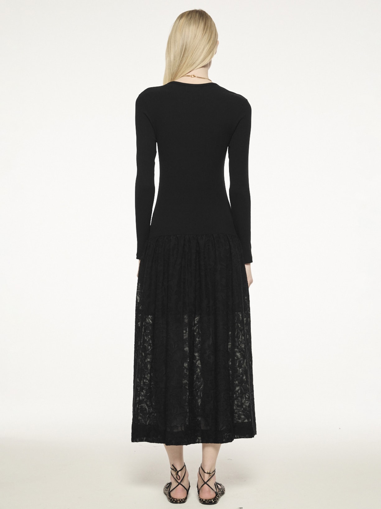 Vestido Elis V27 Preto Mixed