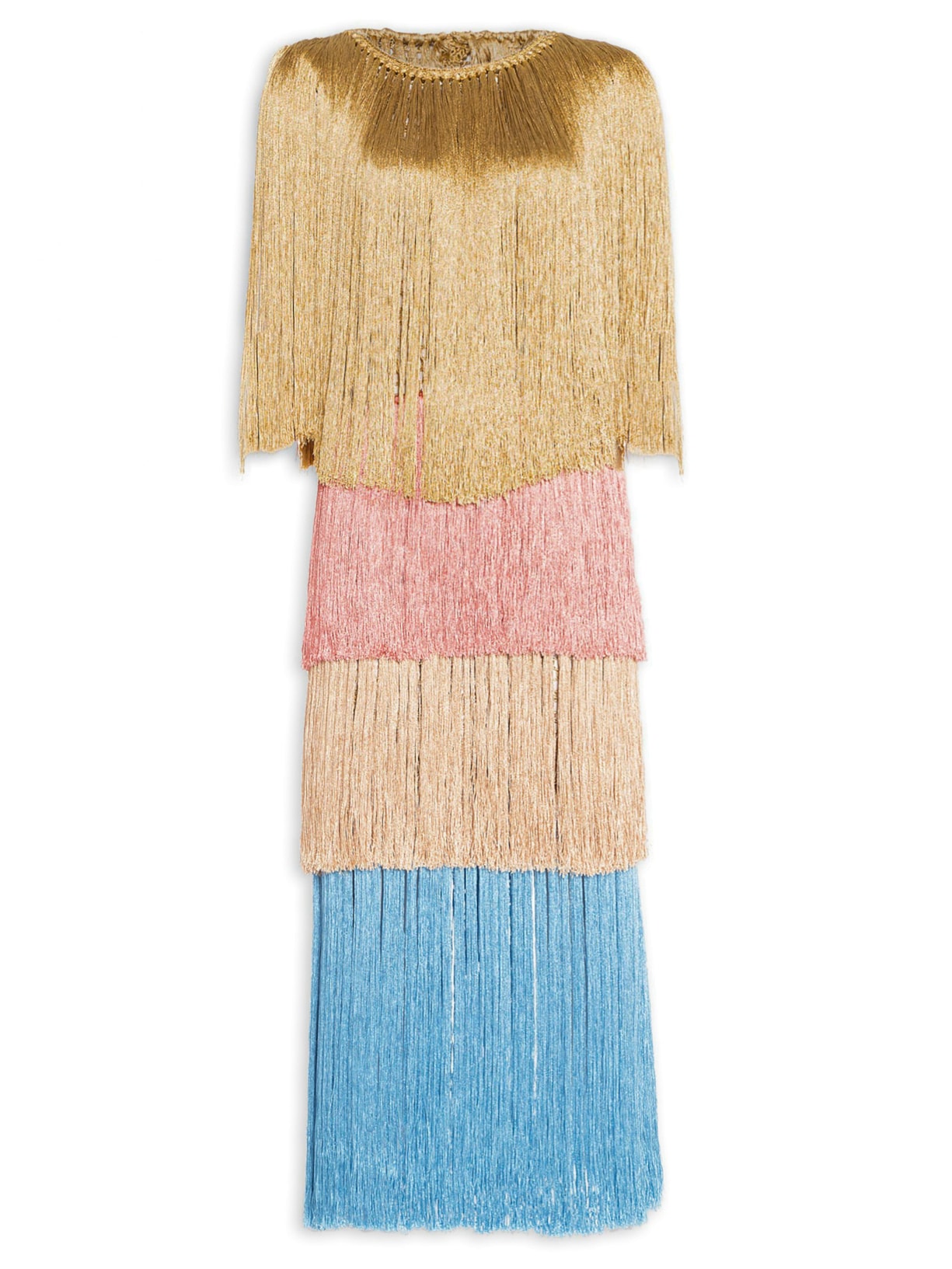 Vestido Elizabeth Maxi - Dourado