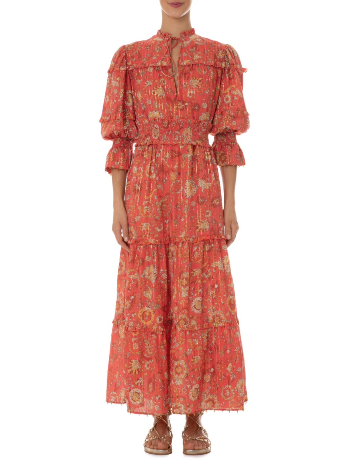 Vestido Ellen Manga Vermelho Bo.bô