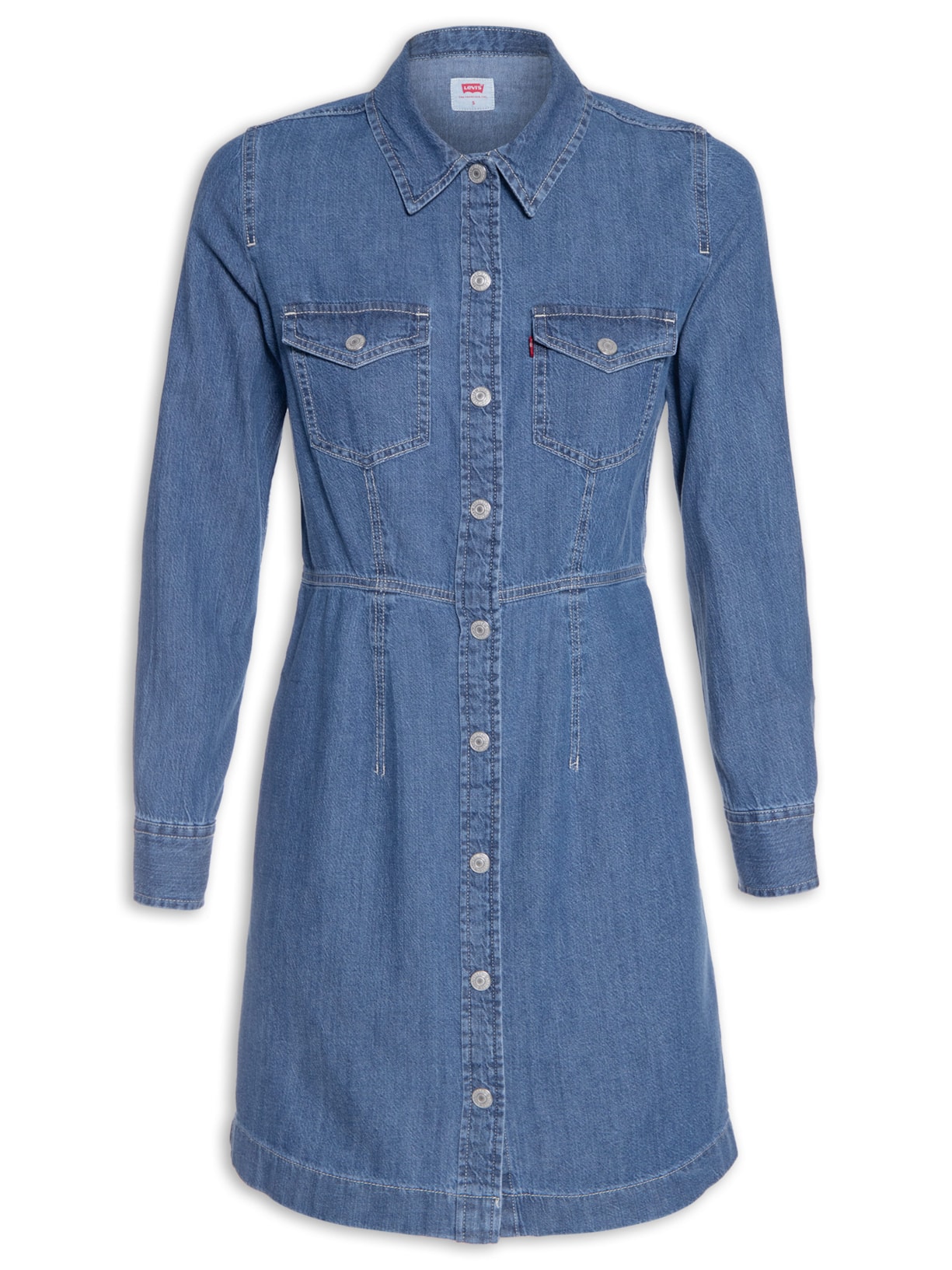 Vestido Ellie Denim Dress - Azul