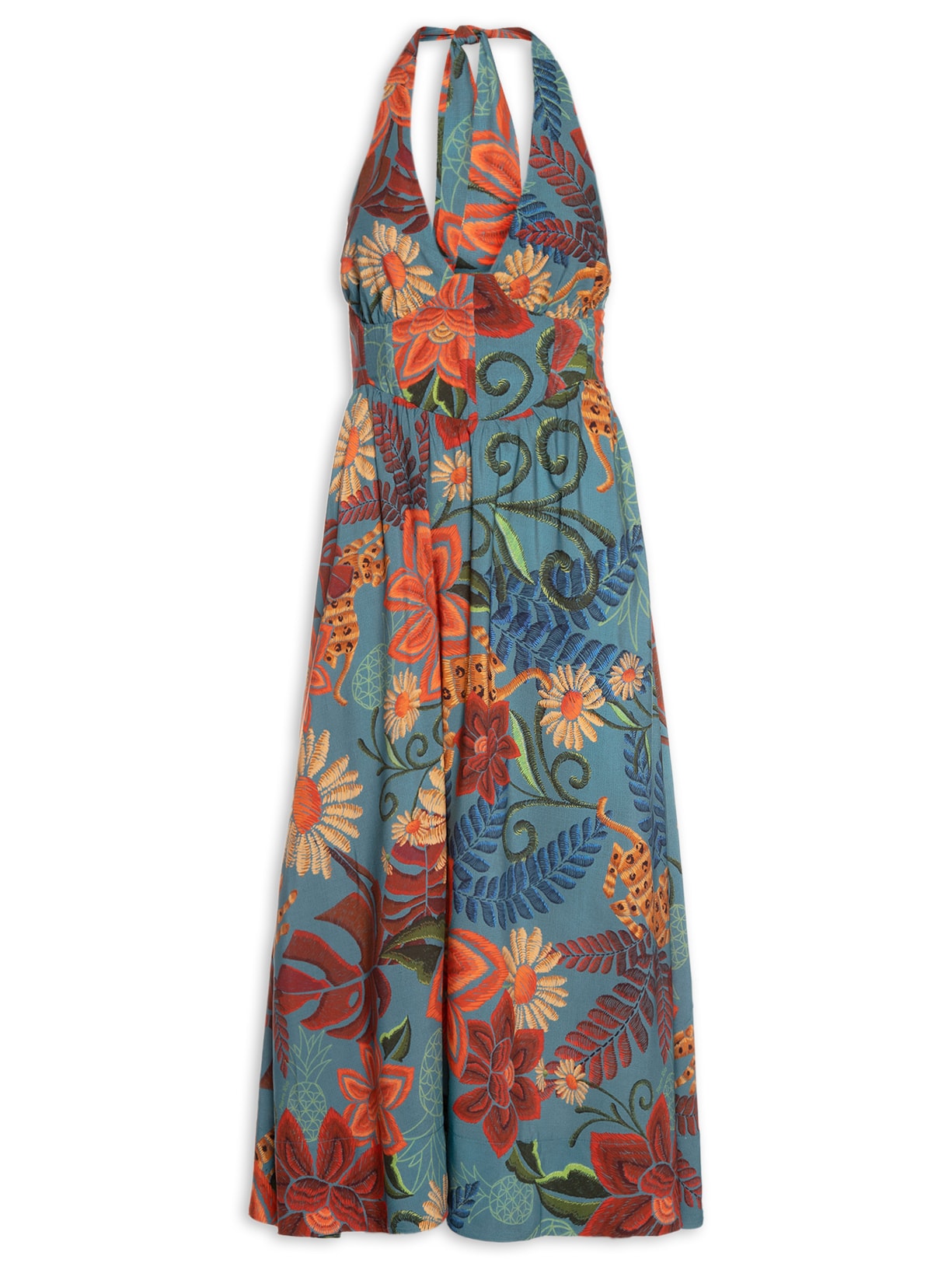 Vestido Encanto De Abacaxi - Azul